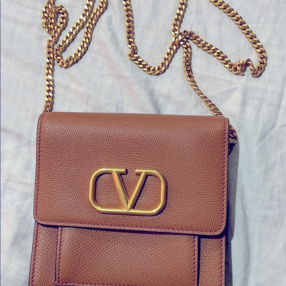 Authentic Valentino Garavani VSLING mini crossbody bag.